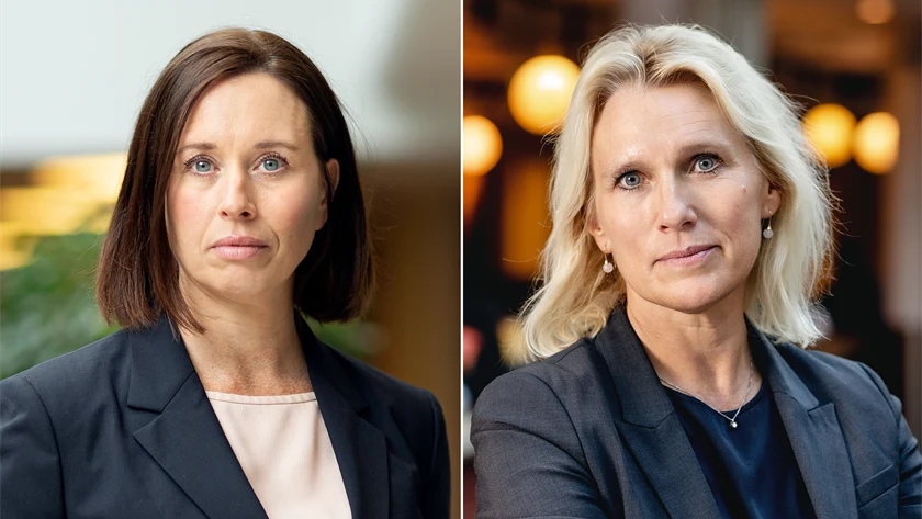 Anna Freij, förhandlingschef på Grafiska Företagen, och Anna Vargö, förhandlingschef på Gröna arbetsgivare.