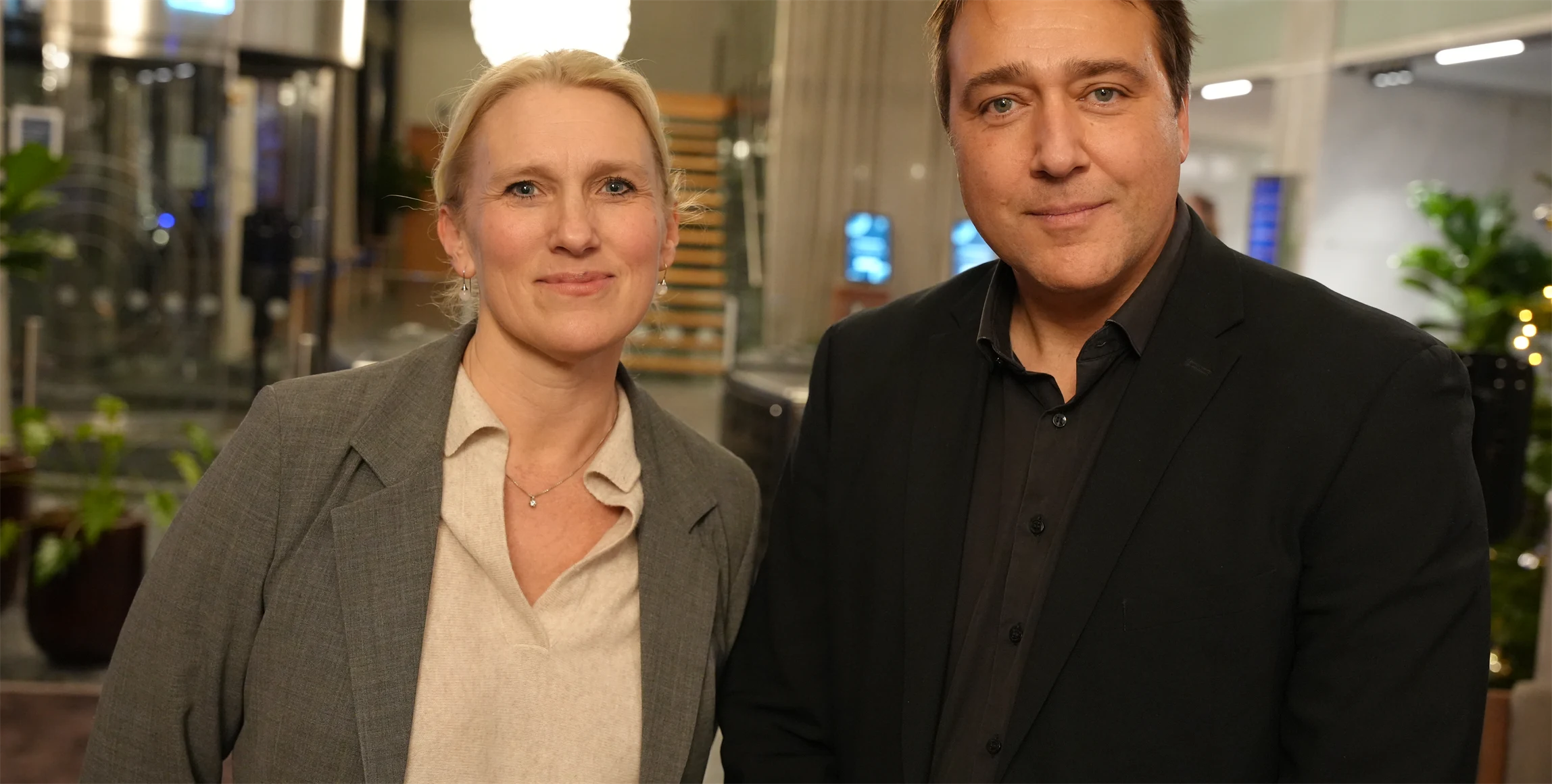 Anna Vargö, Gröna arbetsgivare, och Joakim Oscarsson, Fastighetsanställdas Förbund