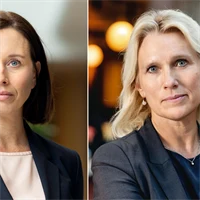 Anna Freij, förhandlingschef på Grafiska Företagen, och Anna Vargö, förhandlingschef på Gröna arbetsgivare.